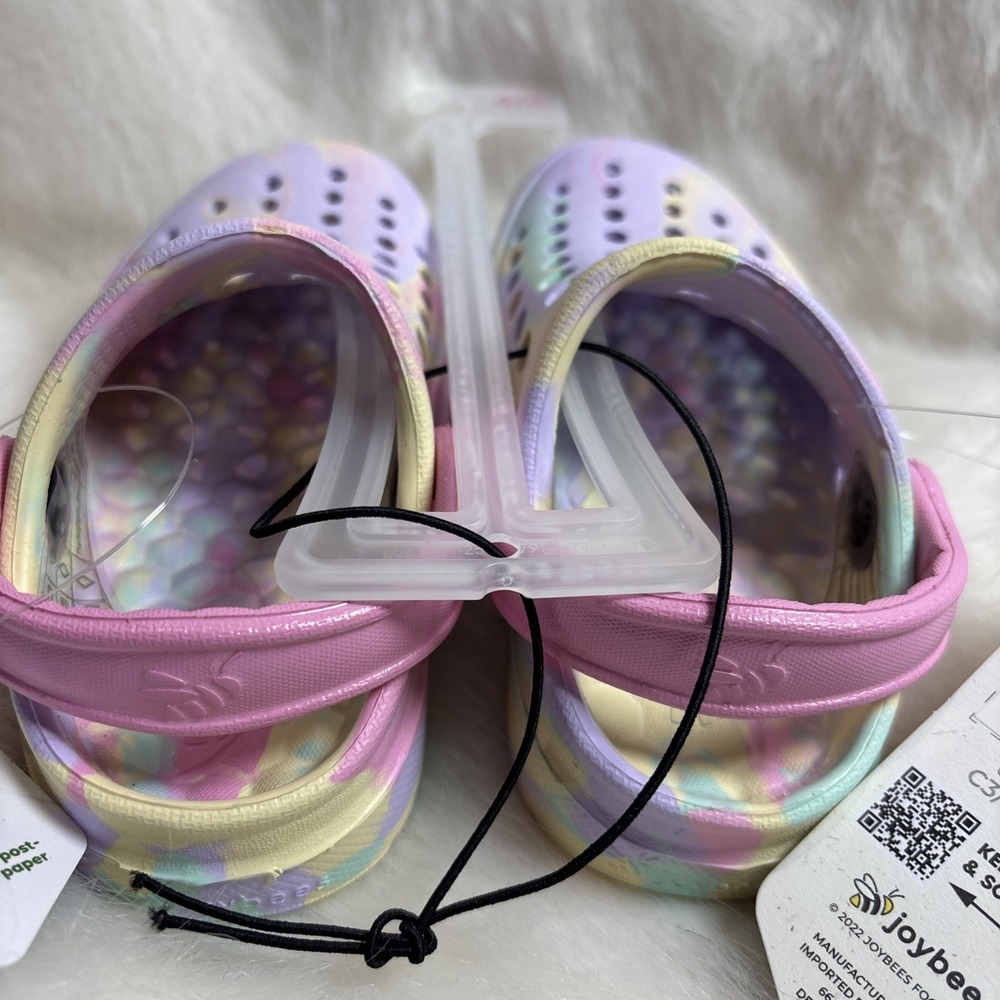 Joybees Toddler Dylan Slip On Active Clogs Pink Cloud Tie Dye SIZE 4/5 NWT - Picture 3 of 5
